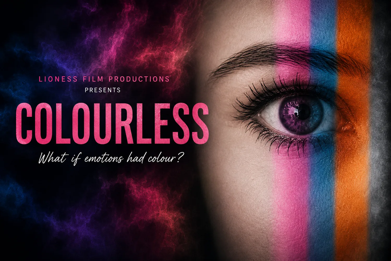 Colourless supernatural drama artwork