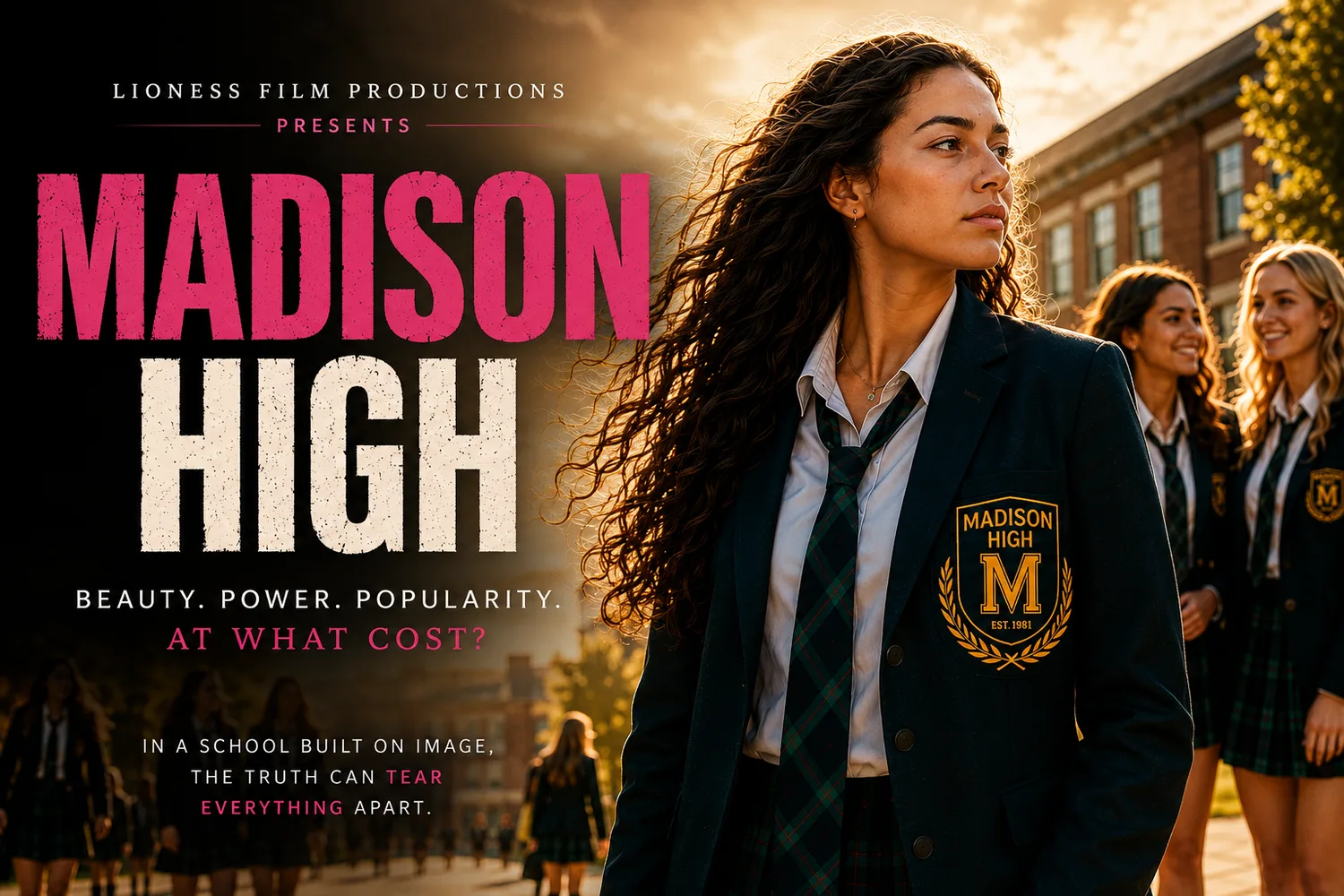 Madison High teen drama feature film artwork